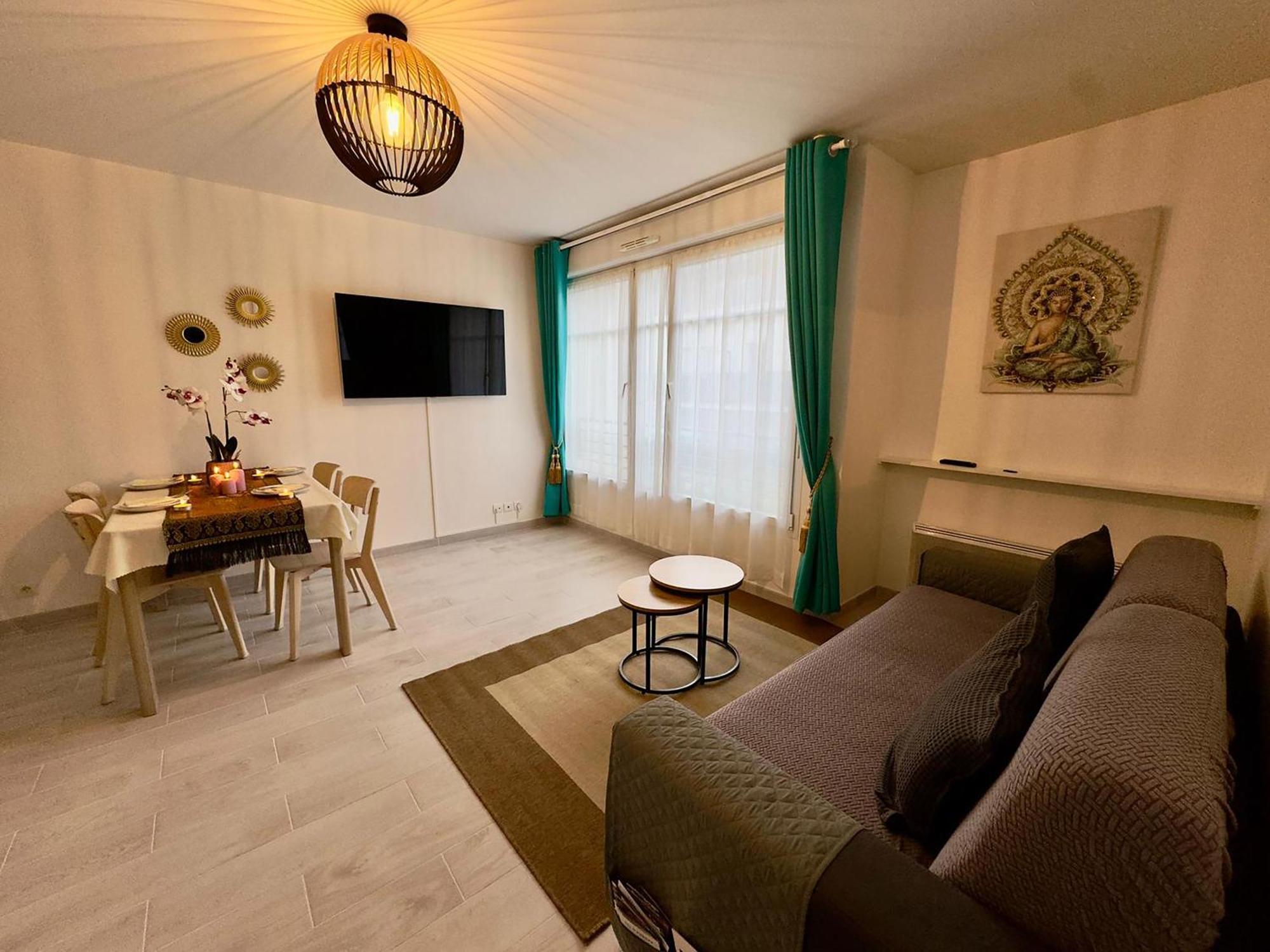 Appartement Magnolia 40M2, Parking Et Wifi Gratuit Montévrain Exterior photo
